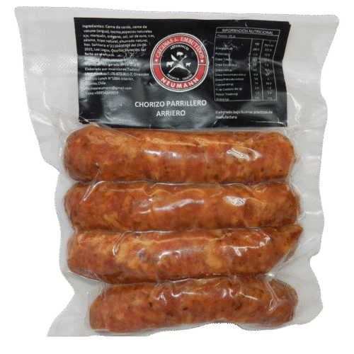 Chorizo parrillero arriero 4 un.