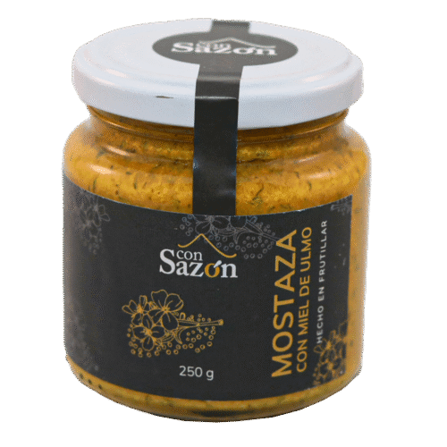 Salsa mostaza con miel 250 grs