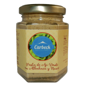 Aji verde albahaca nueces 170 grs