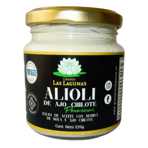 Alioli de Ajo Chilote (mayonesa vegana) 220 grs