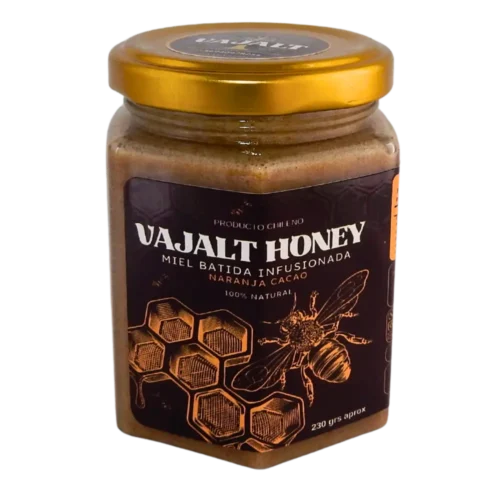Miel batida infusionada Naranja Cacao 230 grs