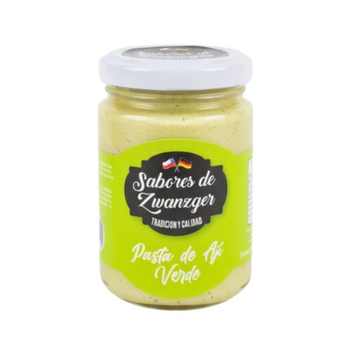 Pasta de Ají Verde Sabores de Zwanzger - Frescura y Picor Natural