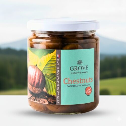 Castañas en Almíbar de Alulosa 480g | Sin Azúcar
