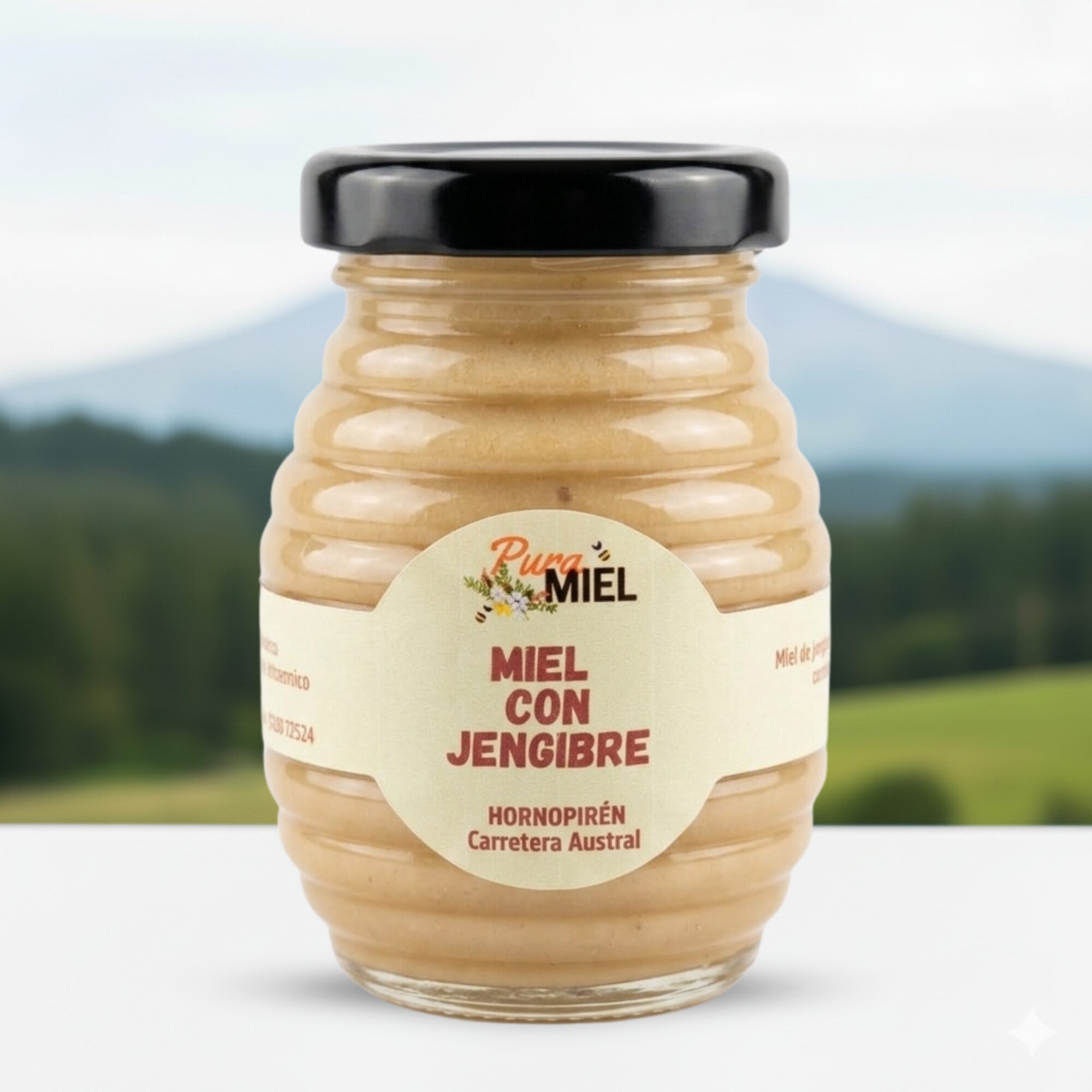 Miel de Ulmo con Jengibre 125g | Defensas Naturales del Sur de Chile