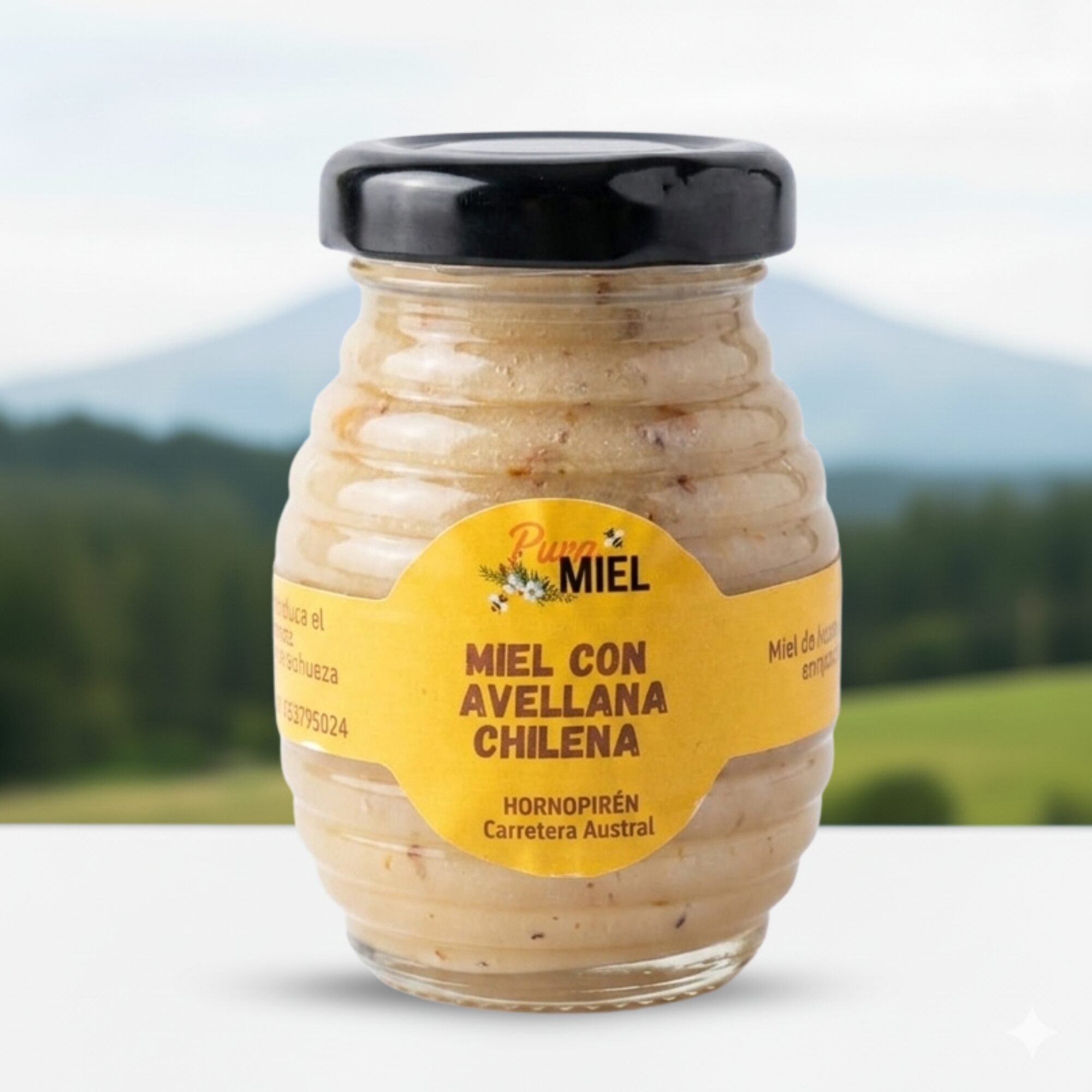 Pura Miel con Avellana Chilena 125g | Sabor del Sur